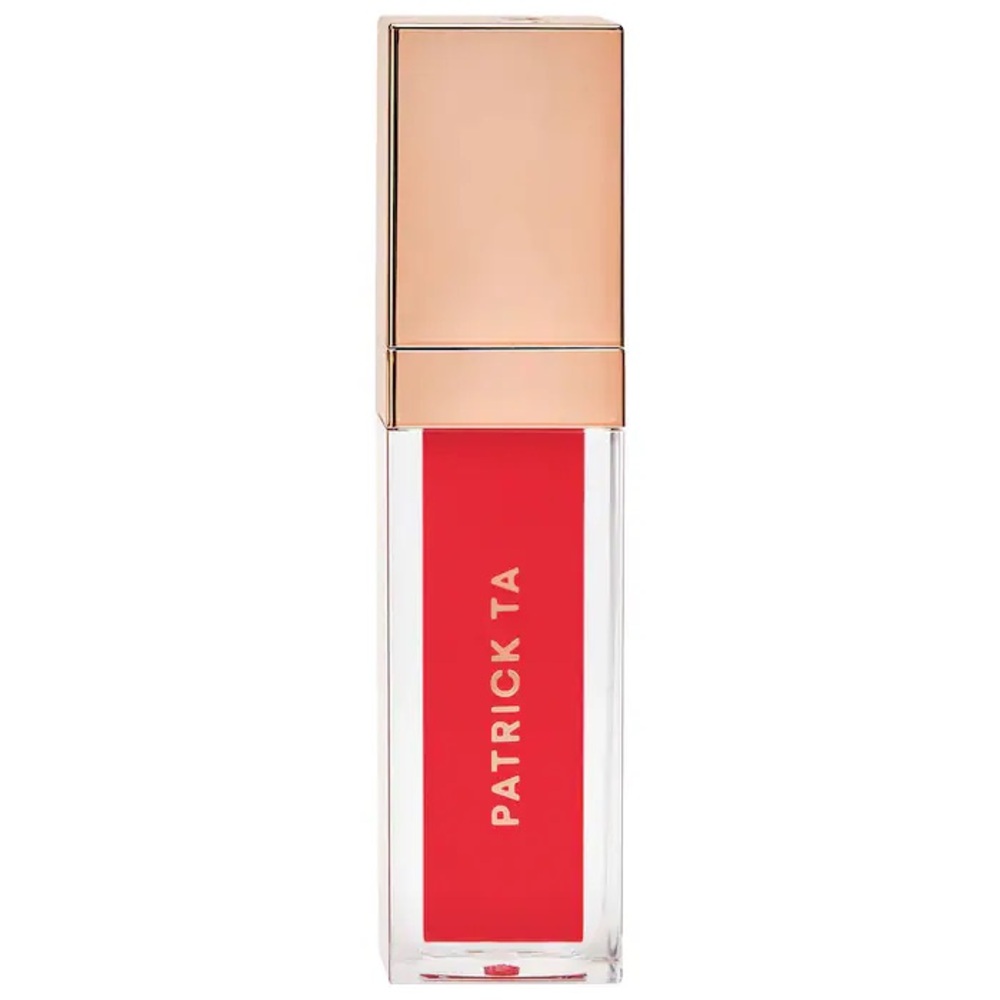 🆕 PATRICK TA Major Volume Plumping Lip Gloss - Full Syringe (sheer red) NIB